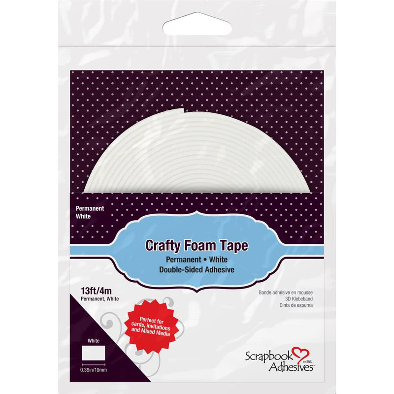 Scrapbook Adhesives - Crafty Foam Tape Roll - White, 01618