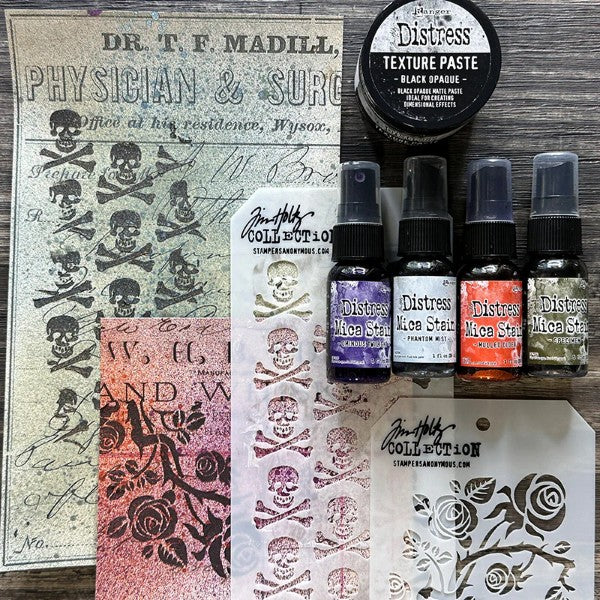 Tim Holtz Distress Halloween Mica Stain - I Want ALL 6 Sets, Set 1, 2, 3, 4, 5, 6, IWIAX6