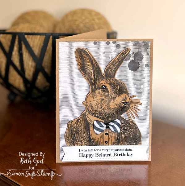 Stampers Anonymous Stamp & Die Sets- Mr. Rabbit, CMS478+MRD by: Tim Holtz