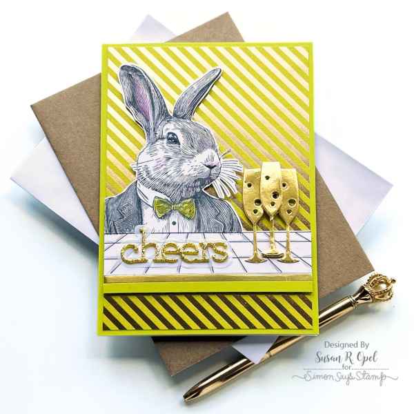 Stampers Anonymous Stamp Set - Mr. Rabbit, CMS478 by: Tim Holtz