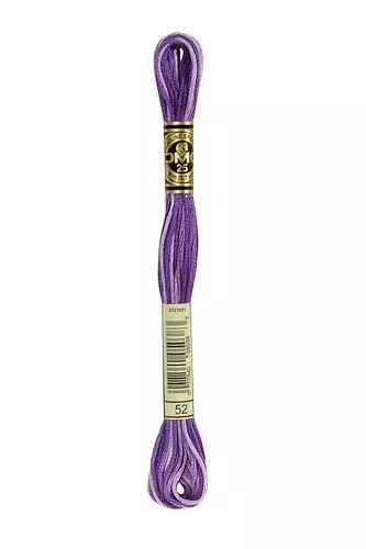 DMC 6-Strand Cotton Embroidery Floss - Violet Perfume Ombre, 117 52