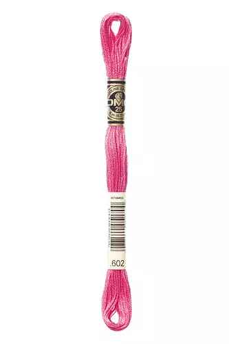 DMC 6-Strand Cotton Embroidery Floss - Pink Verbena, 117 602