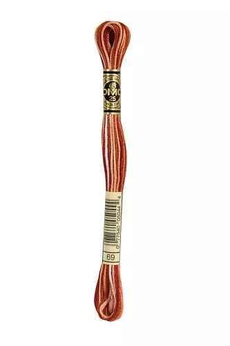 DMC 6-Strand Cotton Embroidery Floss - Mahogany Ombre, 117 69