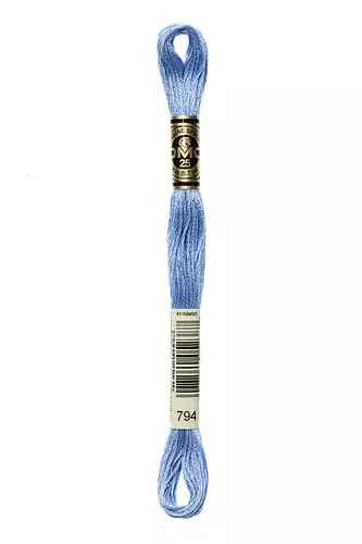 DMC 6-Strand Cotton Embroidery Floss - Baby Blue, 117 794