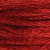 DMC 6-Strand Cotton Embroidery Floss - Japanese Red, 117 817