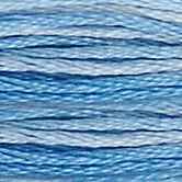 DMC 6-Strand Cotton Embroidery Floss - Cornflower Ombre, 117 93