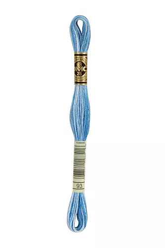 DMC 6-Strand Cotton Embroidery Floss - Cornflower Ombre, 117 93