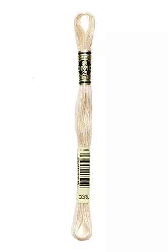 DMC 6-Strand Cotton Embroidery Floss - Ecru, 117 ECRU