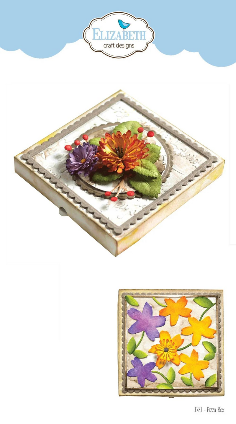 Elizabeth Craft Design Dies - Pizza Box, 1781