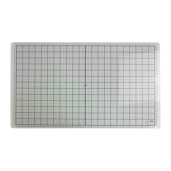 Tim Holtz Glass Studio Mat 23"X14" - White, 1912E