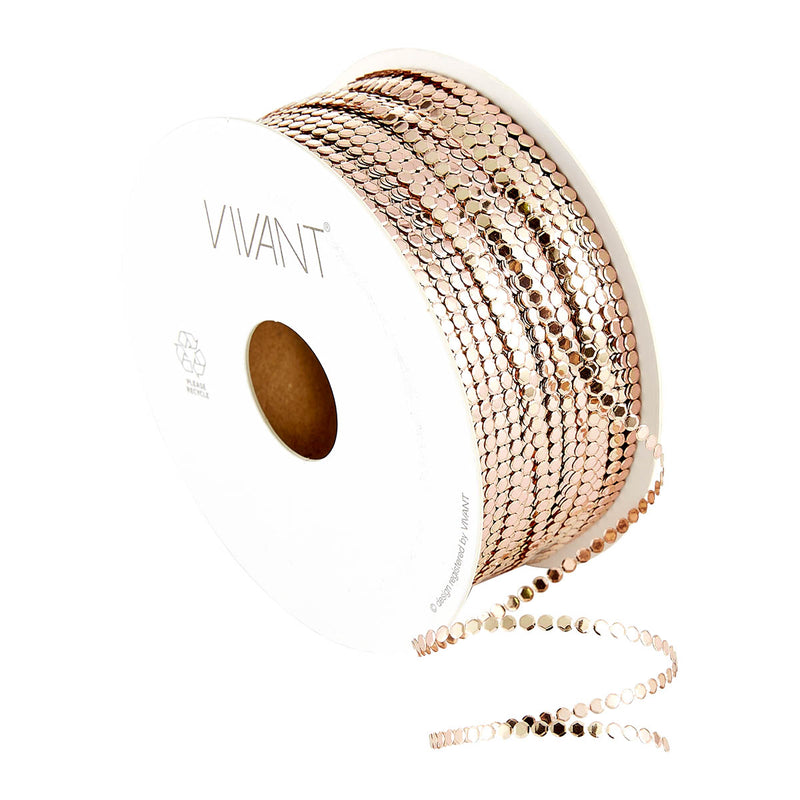 Vivant - Circle' Metallic Cord - Rose Gold, 1992.5003.29