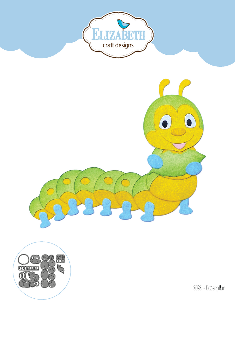 Elizabeth Craft Designs Die Set - Caterpillar, ECD2062