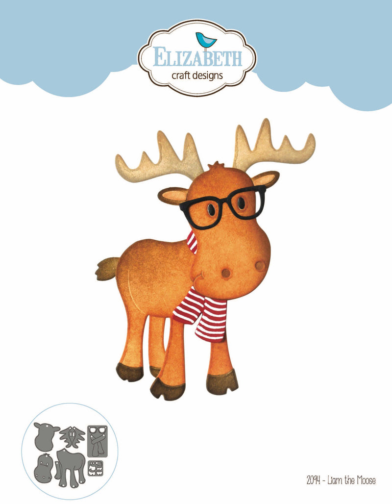 Elizabeth Craft Designs Die Set- Liam the Moose, ECD2094