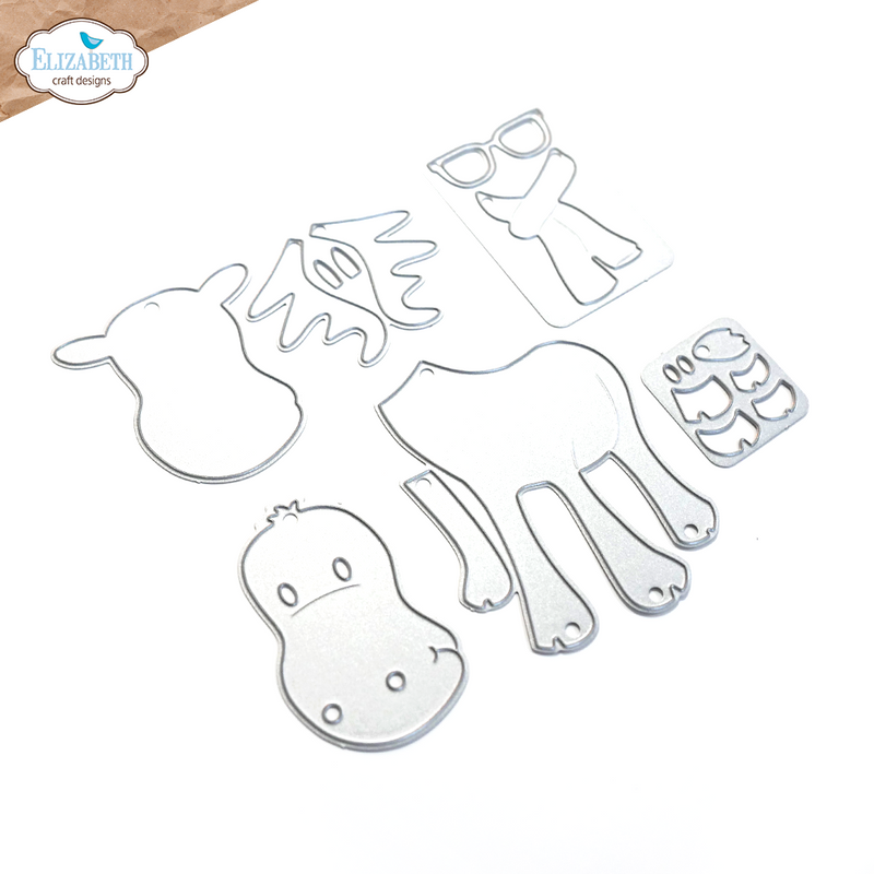 Elizabeth Craft Designs Die Set- Liam the Moose, ECD2094