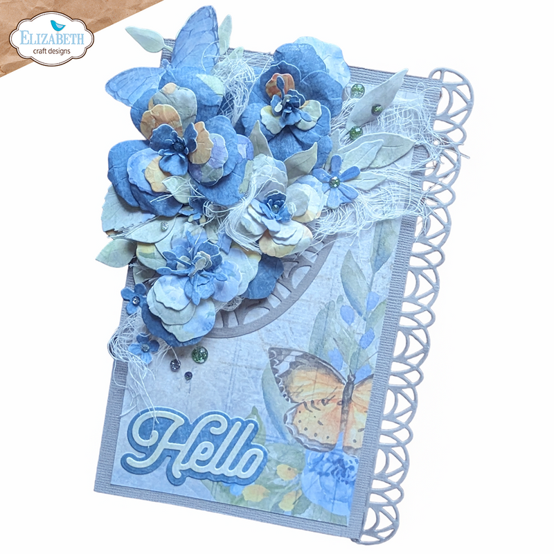 Elizabeth Craft Designs Die Set - Florals 2, 72116 by: Paper Flowers