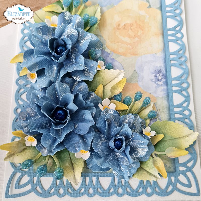 Elizabeth Craft Designs Die Set - Florals 2, 72116 by: Paper Flowers