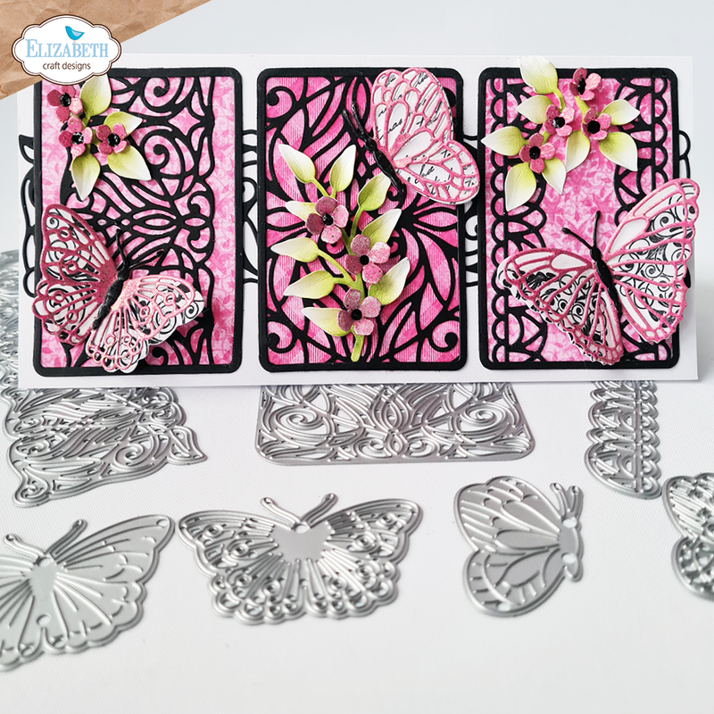 Elizabeth Craft Designs Die Set - Florals 28, 2117 by: Paper Flowers