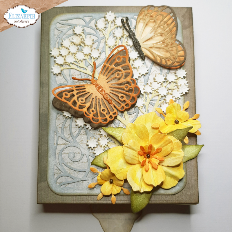 Elizabeth Craft Designs Die Set - Layered Butterflies, 2119 by: Paper Flowers