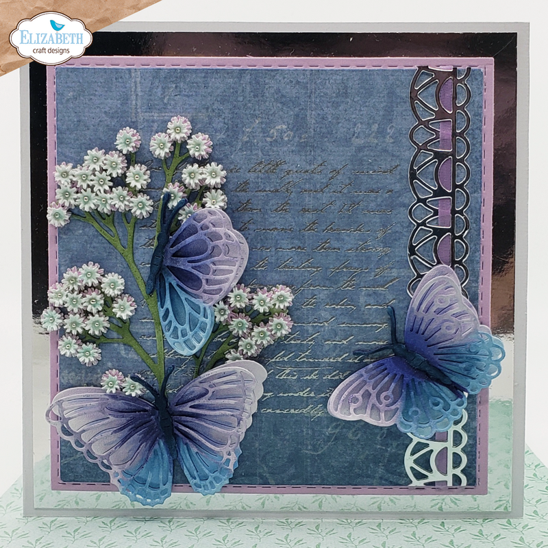 Elizabeth Craft Designs Die Set - Layered Butterflies, 2119 by: Paper Flowers