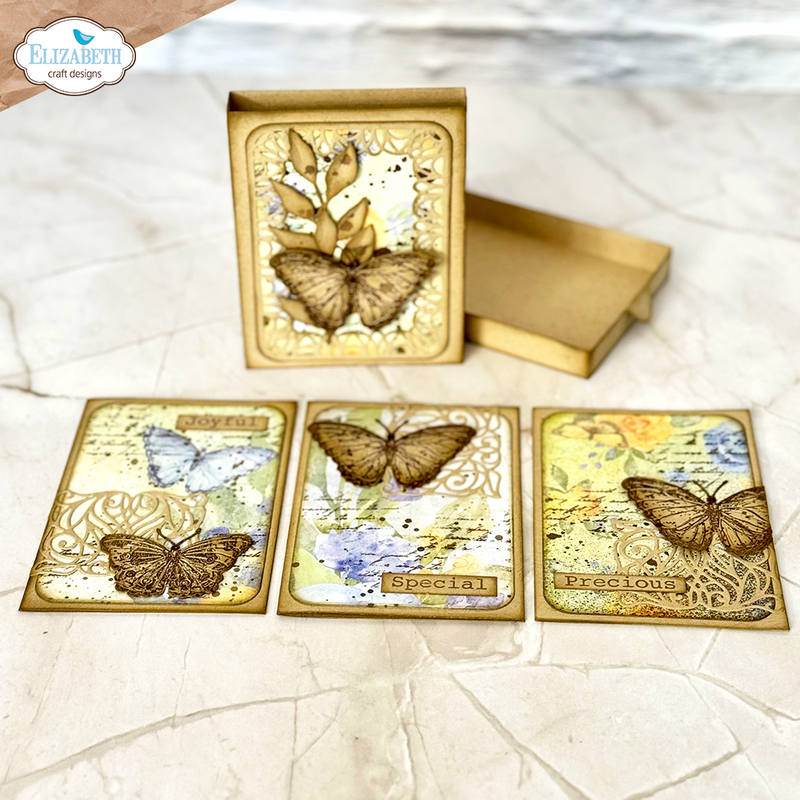 Elizabeth Craft Designs Die Set - Layered Butterflies, 2119 by: Paper Flowers