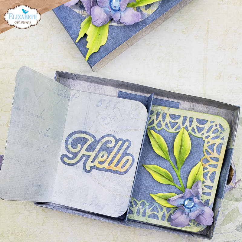 Elizabeth Craft Designs Die Set - Layered Greetings 1, 2122 by: Paper Flowers