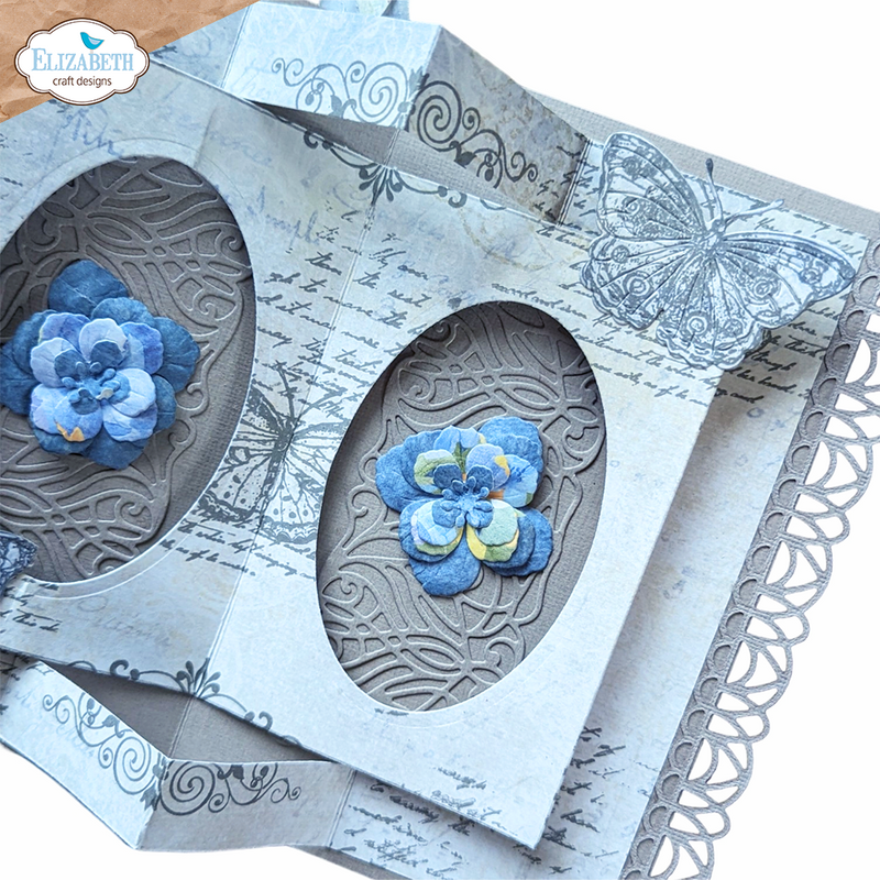 Elizabeth Craft Designs Die Set - Elegant Decorative Box, 2123 by: Paper Flowers