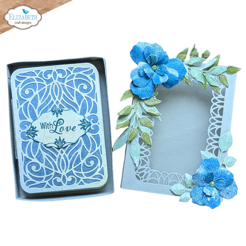 Elizabeth Craft Designs Die Set - Elegant Decorative Box, 2123 by: Paper Flowers