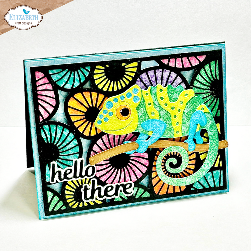 Elizabeth Craft Designs Die Set - Spy the Chameleon, ECD2128