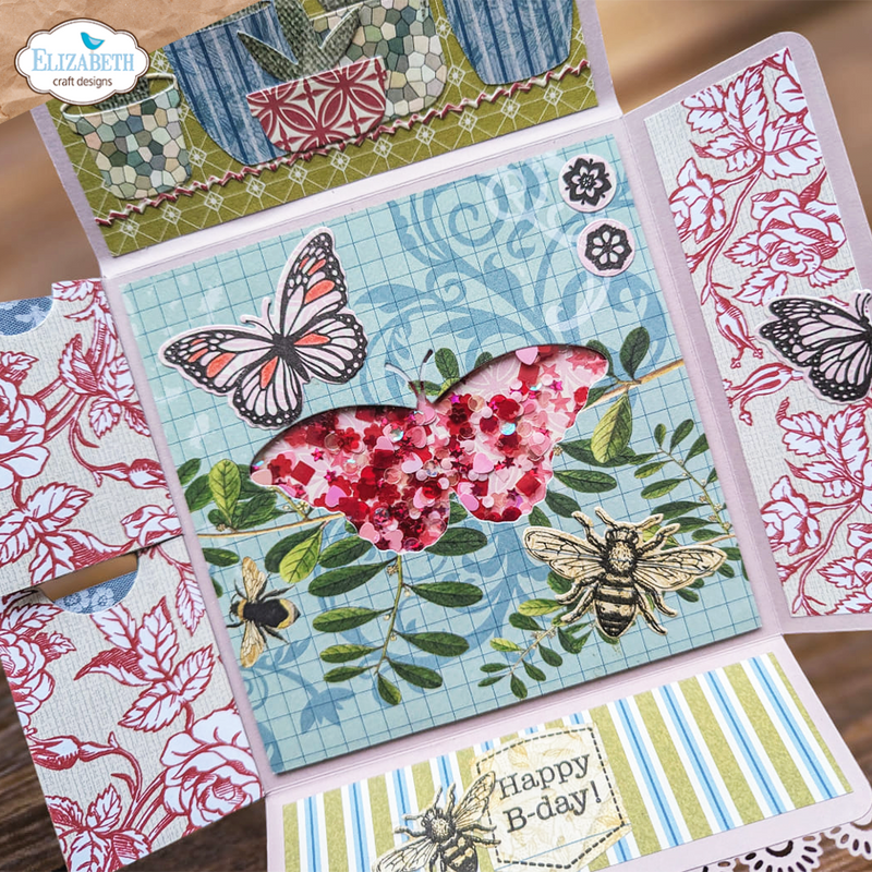 Elizabeth Craft Designs Die Set - Layered Butterfly, 2134