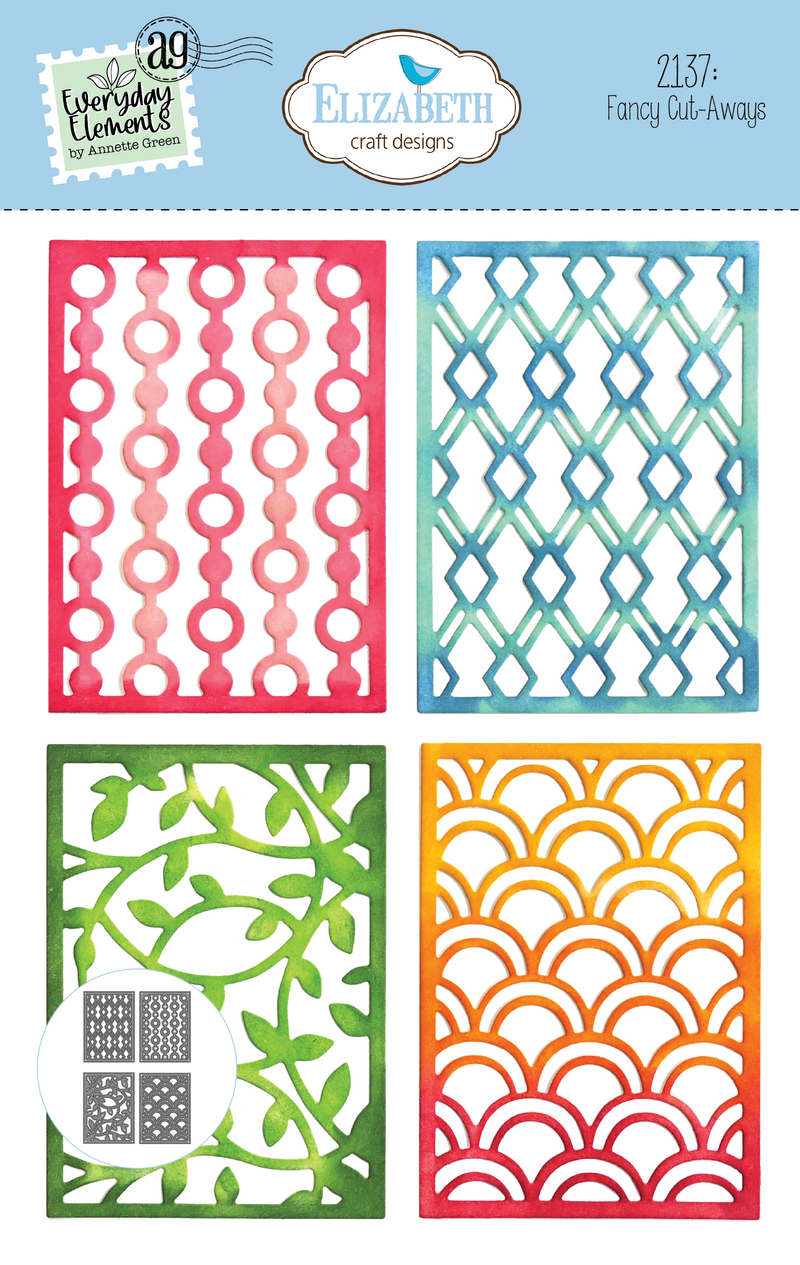 Elizabeth Craft Designs Die Set - Fancy Cut-Aways, 2137