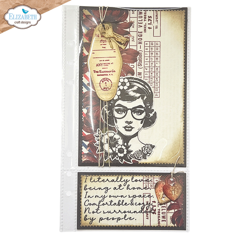 Elizabeth Craft Designs Dies - Pocket Page Fillers 1 - Full Size Postage Stamps, 2145