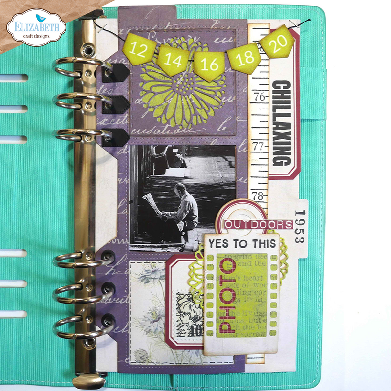 Elizabeth Craft Designs Die Set - Front Page w/Gerbera's, 2171