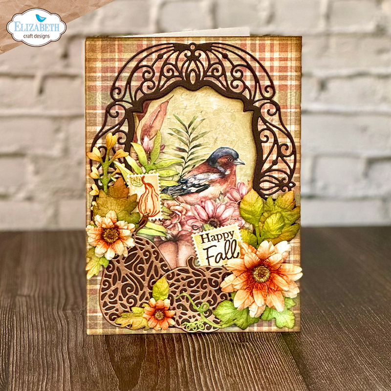 Elizabeth Craft Designs Die Set - Autumn Fancy Frame, 2185 by: Angelica Turner