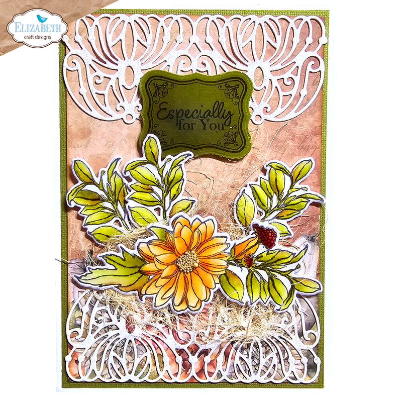 Elizabeth Craft Designs Die Set - Autumn Fancy Borders, 2186 by: Angelica Turner