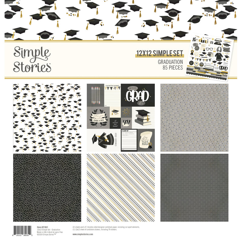 Simple Stories - 12x12 Simple Set- Graduation, GDT21931