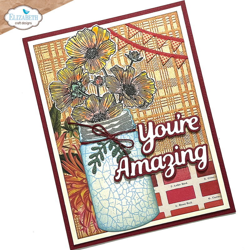 Elizabeth Craft Designs Die Set - Happy Banners, 2200 by: Annette Green