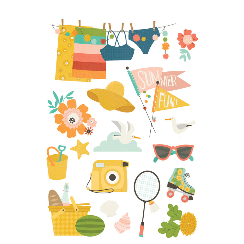 Simple Stories Sticker Book - Summer Snapshots, SMS22024