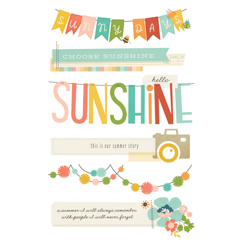 Simple Stories Sticker Book - Summer Snapshots, SMS22024