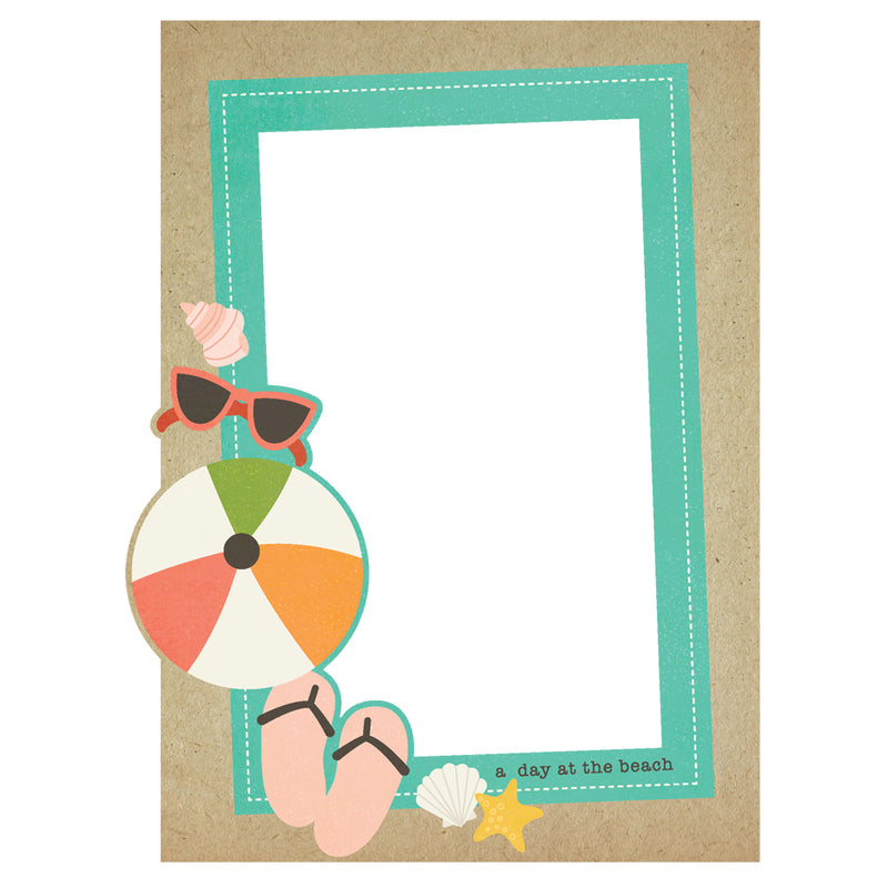 Simple Stories Chipboard Frames - Summer Snapshots, SMS22025