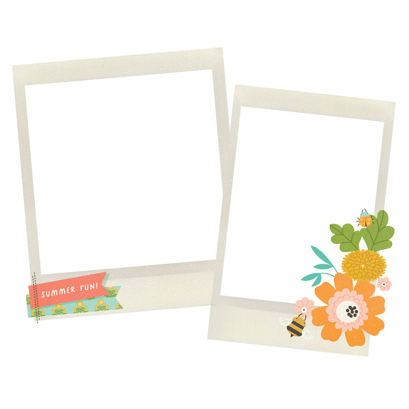 Simple Stories Chipboard Frames - Summer Snapshots, SMS22025