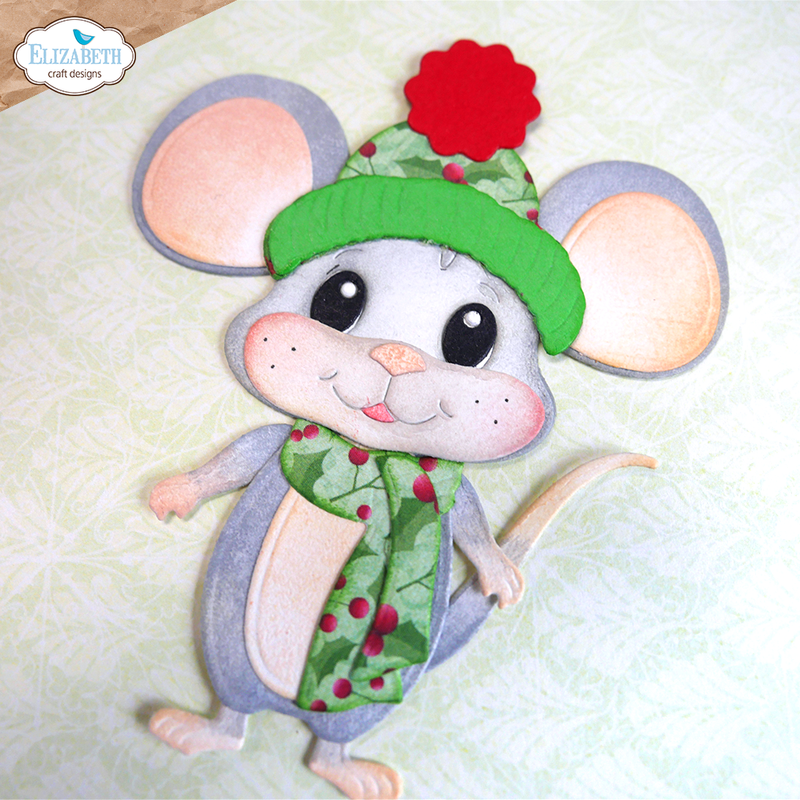 Elizabeth Craft Designs Die Set - Little  Mouse, 2204