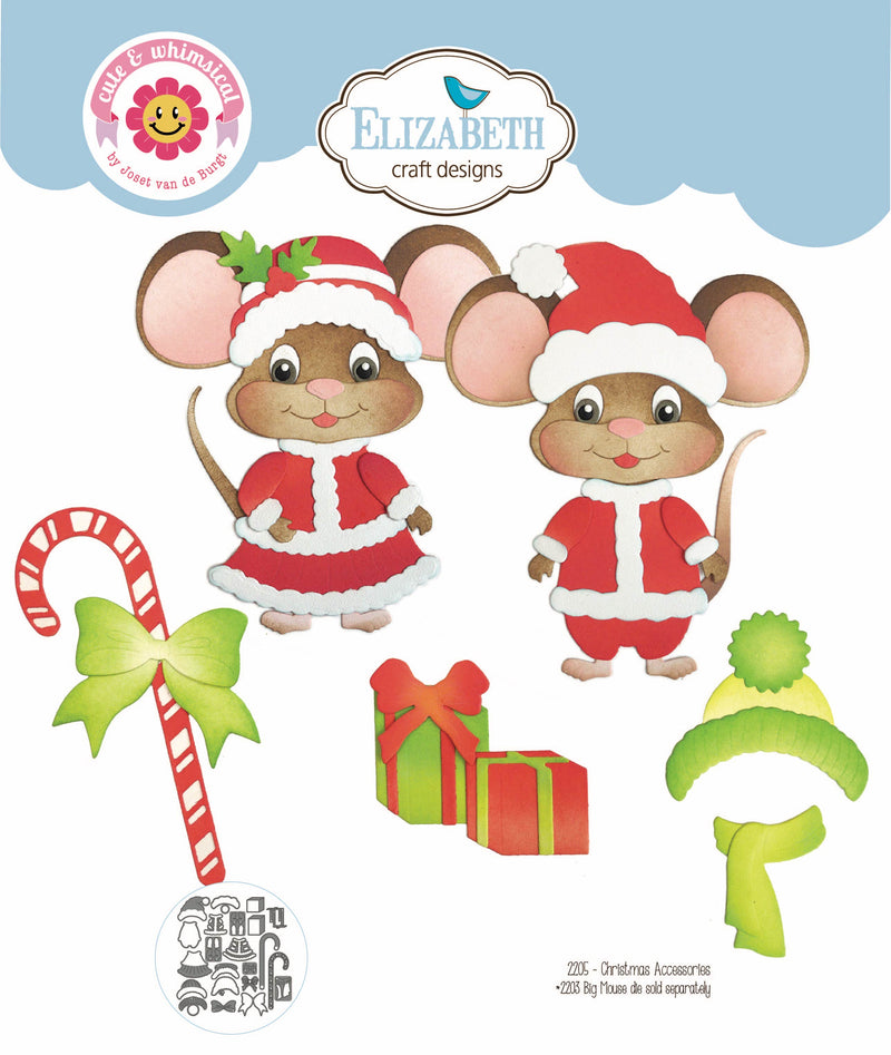 Elizabeth Craft Designs Die Set - Christmas Accessories, 2205