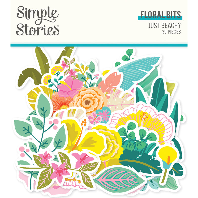 Simple Stories Floral Bits - Just Beachy, JBY22320