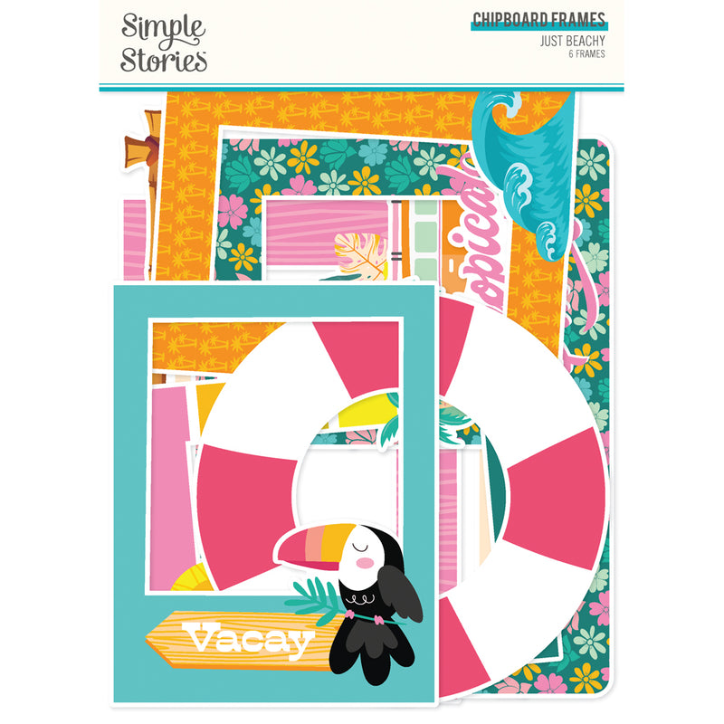 Simple Stories Chipboard Frames - Just Beachy, JBY22325