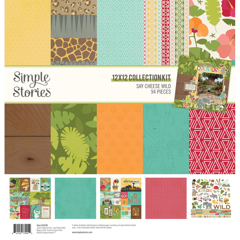 Simple Stories 12x12 Collection Kit - Say Cheese Wild, 22430