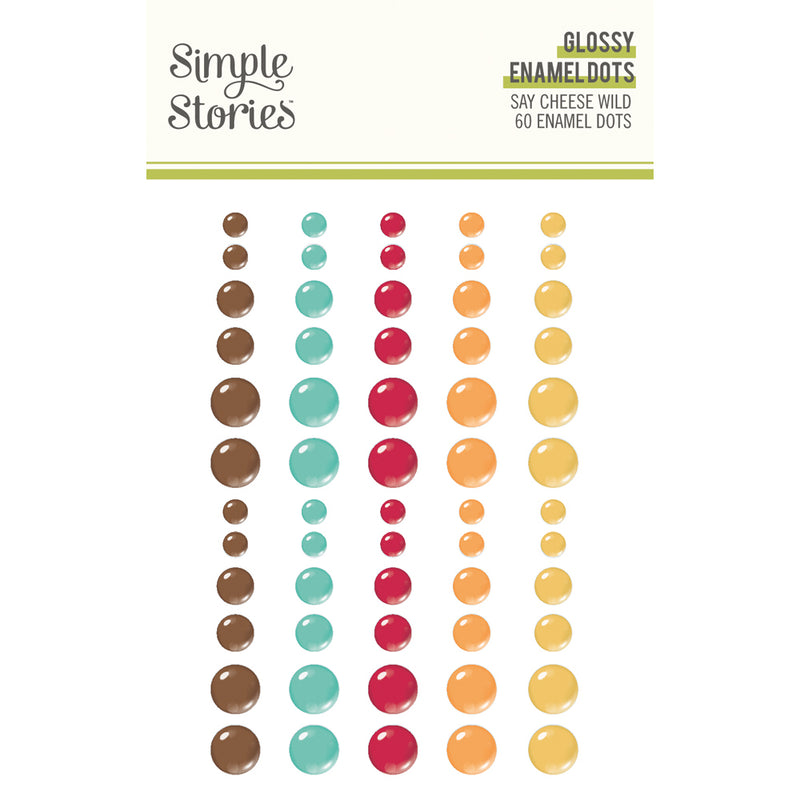 Simple Stories Enamel Dots - Say Cheese Wild, 22441