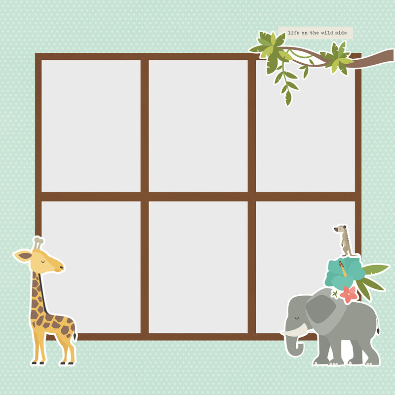 Simple Stories Simple Pages Page Pieces - Say Cheese Wild, 22443