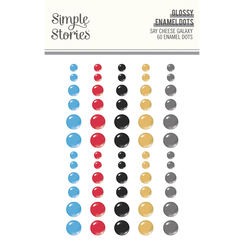 Simple Stories Enamel Dots - Say Cheese Galaxy, 22455