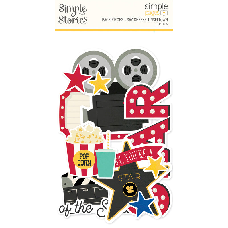 Simple Stories Simple Pages Page Pieces - Say Cheese Tinseltown, 22471