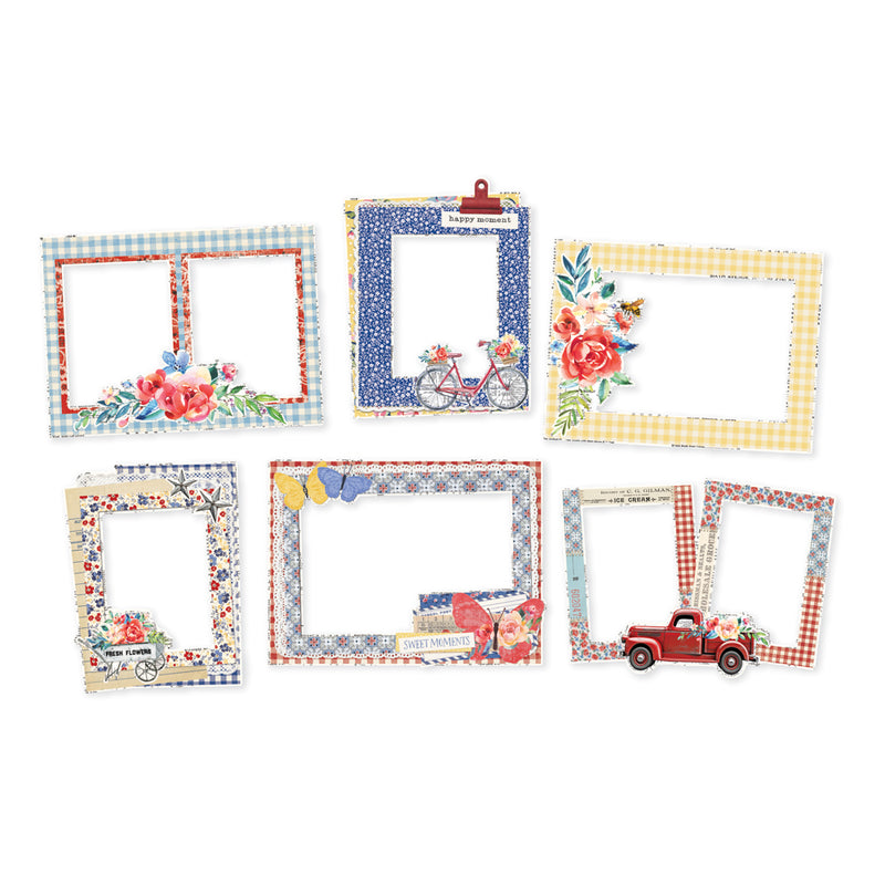 Simple Stories Chipboard Frames - Simple Vintage Linen Market, 22727